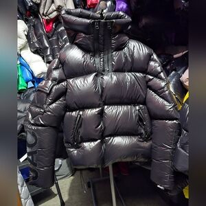JACK1T NUCL1US Black Down Jacket with Hood